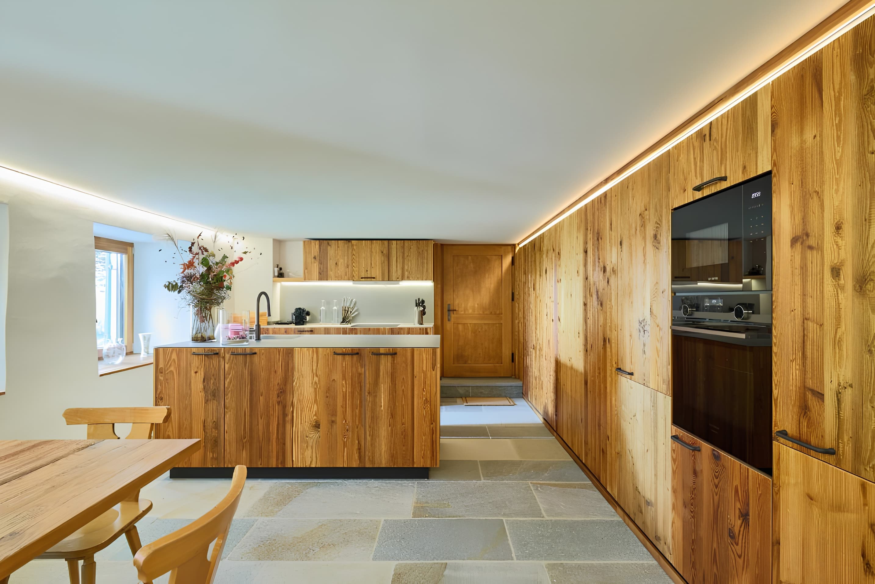 Cozinha alpina — Villa Ulrich, Montafon