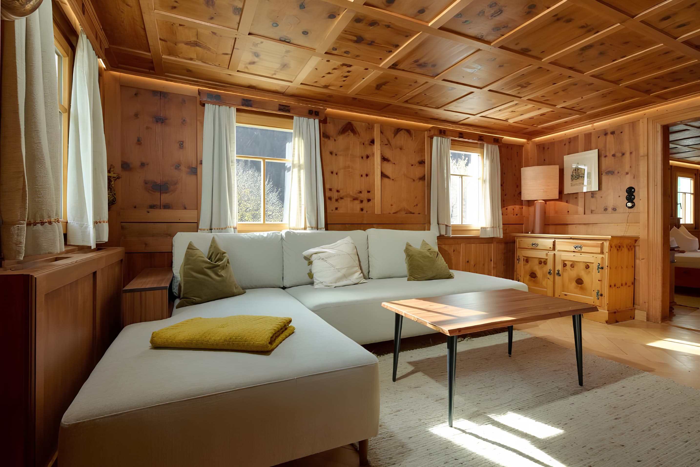 Sala de estar — Villa Ulrich, Montafon